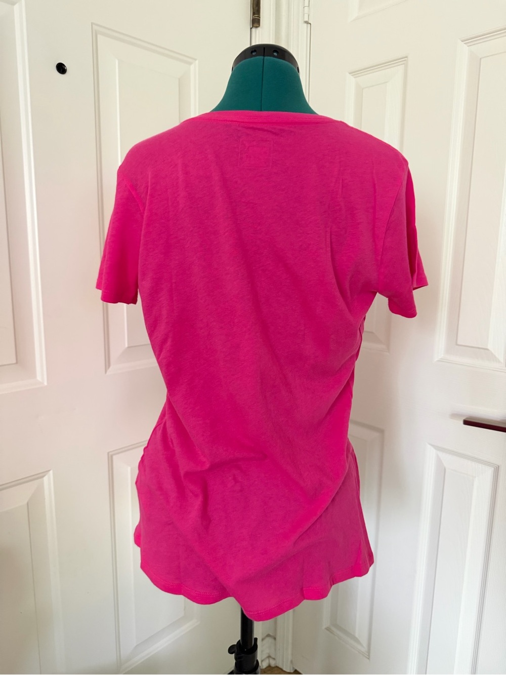 Puma Hot Pink Repeat Logo Tee - Picture 3 of 6